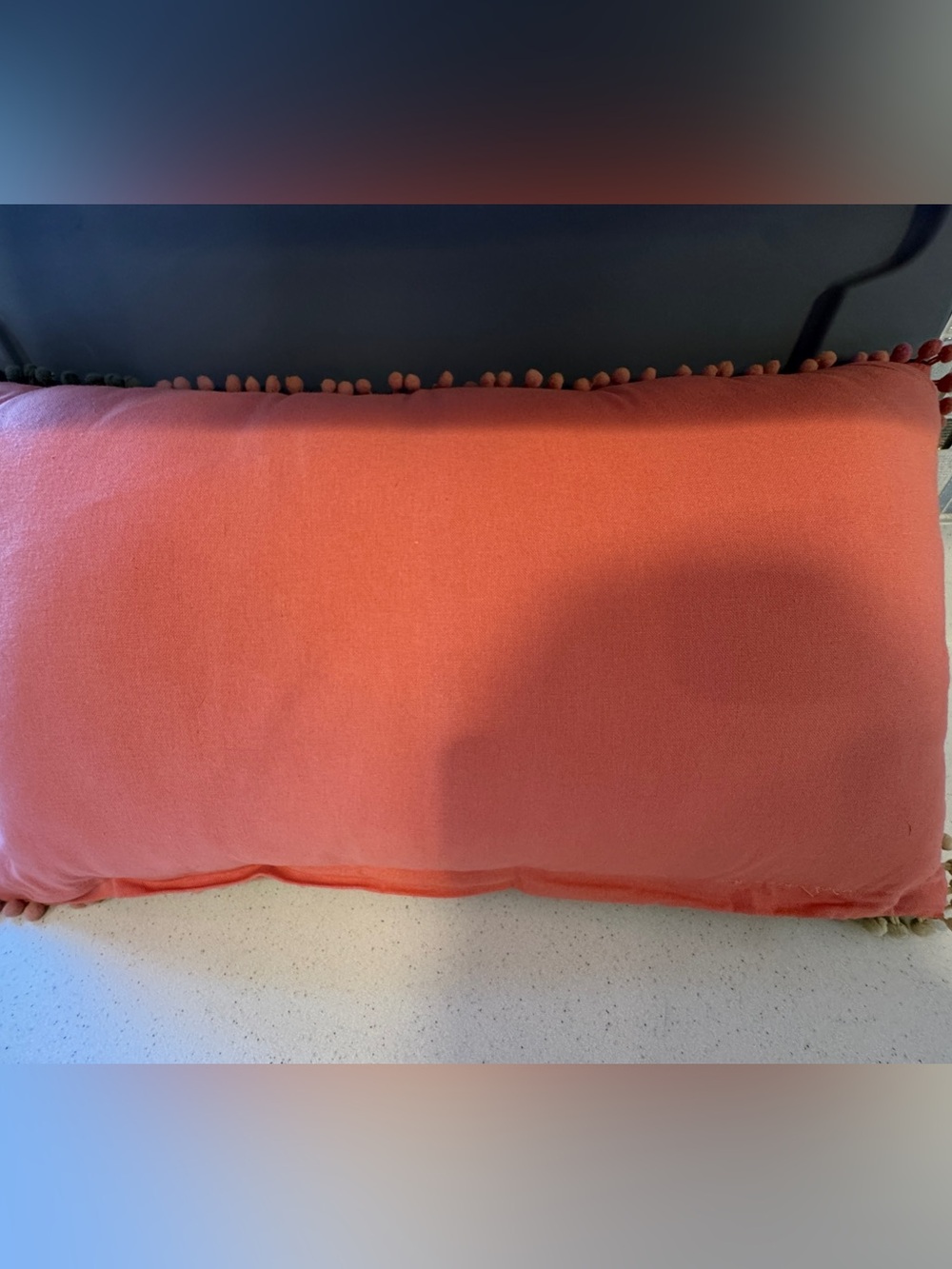 World Market- Handmade Hooked Bee Pillow in Multicolor on Black - Picture 5 of 11